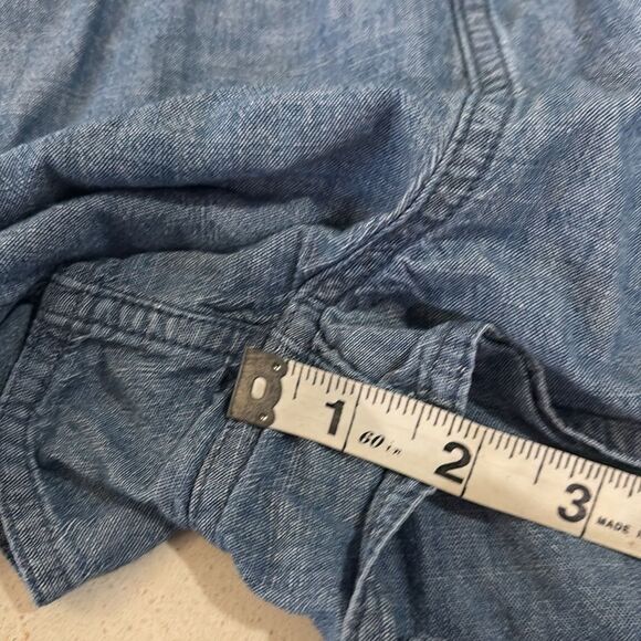 J.Crew chambray drawstring shorts SZ Medium - Picture 8 of 8